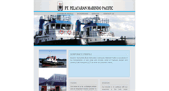 Desktop Screenshot of marindopacific.com